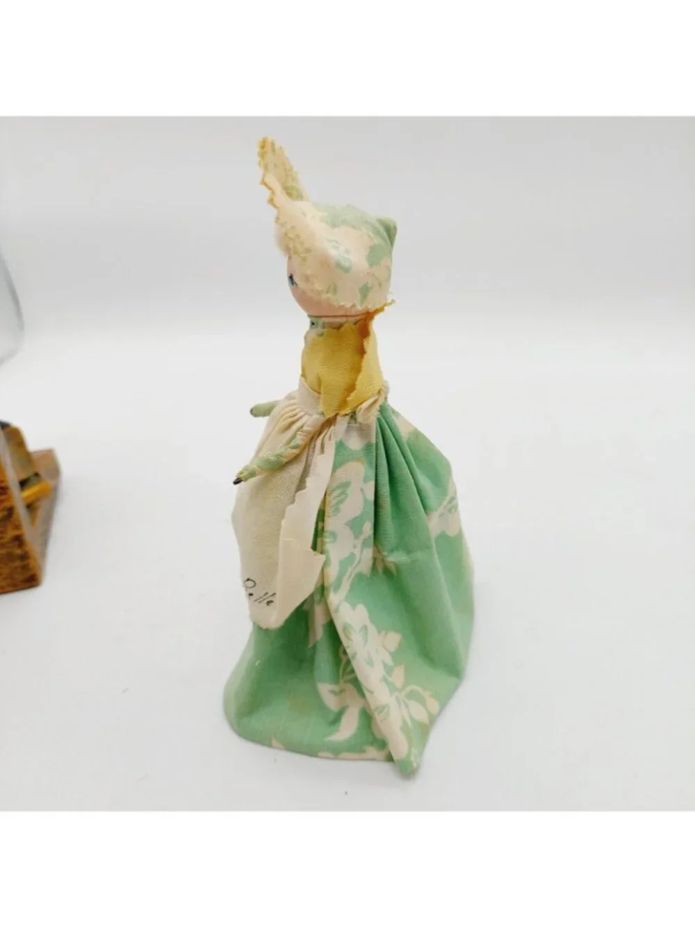 The Berea Belle Figurine Belle Girl Wood Fabric Metal 6